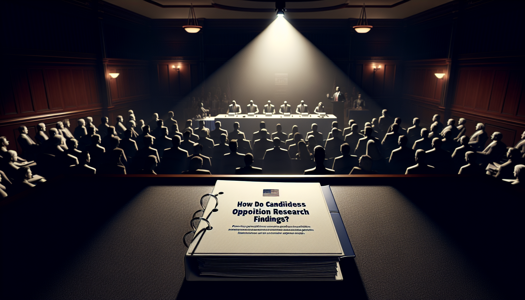 How Do Candidates Address Opposition Research Findings In Town Hall Meetings?